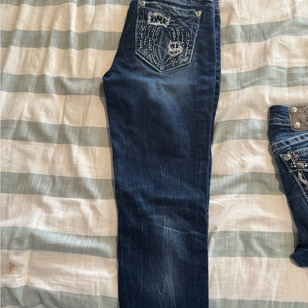 Miss Me Blue Skinny Jeans Classic Style